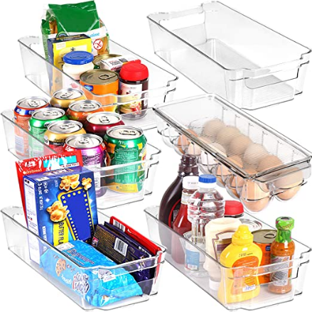 Screenshot 2020 11 23 Amazon com Set of 6 Pantry Organizers Includes 6 Organizers 5 Drawers 1 Egg Holding Tray Organize...