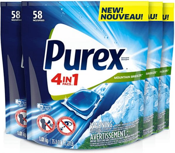 Purex 4-in-1 Laundry (4 bags) Freebie from Amazon!!!!!
