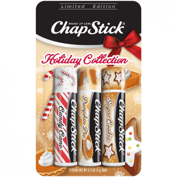 ChapStick Holiday 3 pack only $.10 at Walmart!!!!!