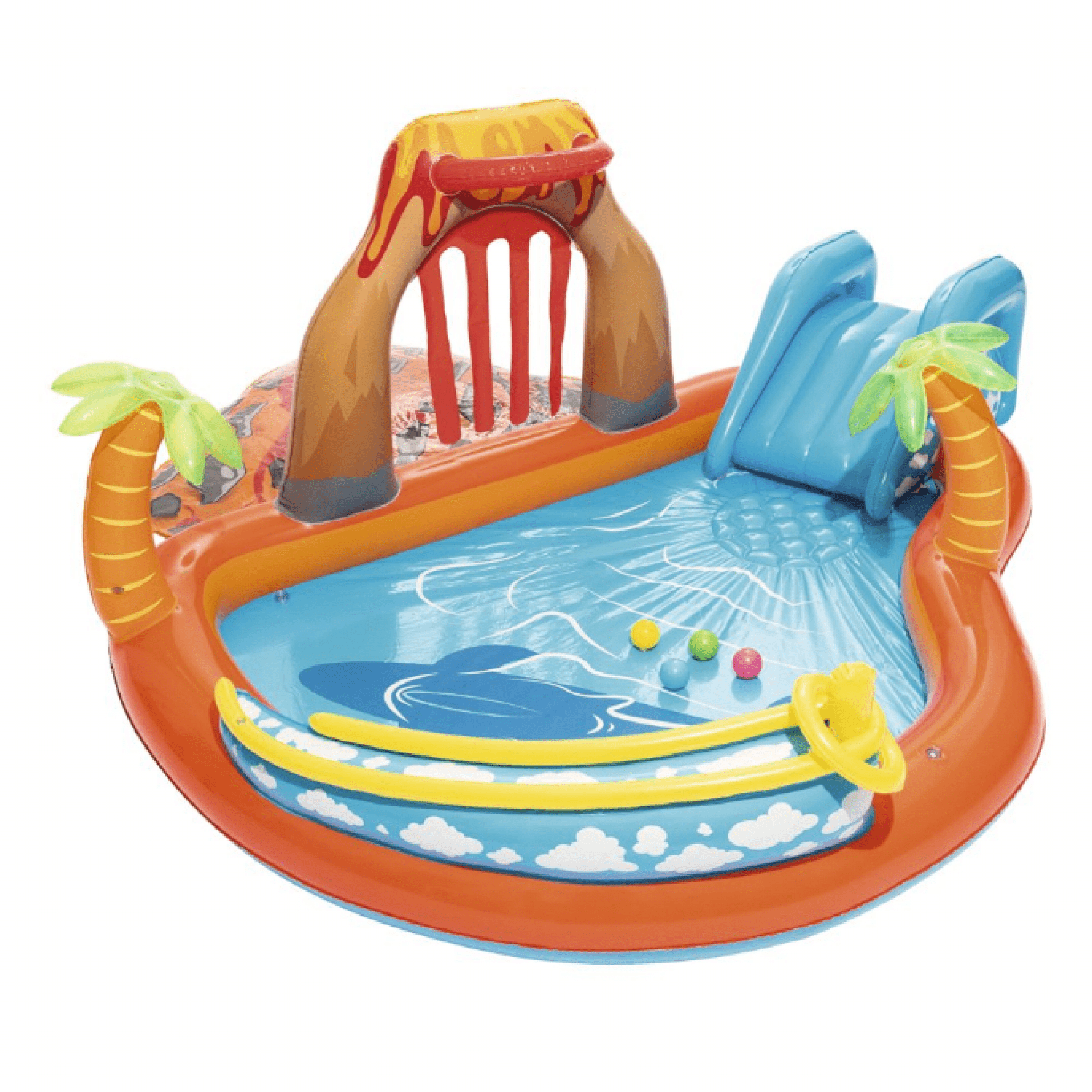 inflatable water play center