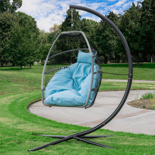 Screenshot 2021 01 26 Barton Premium Hanging Egg Swing Chair UV Resistant Fluffy Cushion Large Basket Style Patio Seating ...