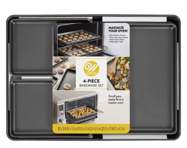 Wilton Oven Maximizer Non-Stick 4 Piece Grey Bakeware Set Only $8 At Walmart