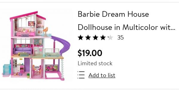 barbie malibu house black friday