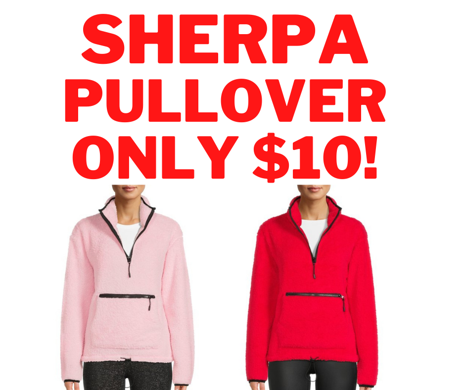 Sherpa pullover only 10