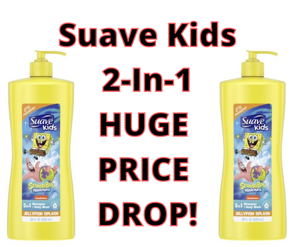 Suave Kids 2 In 1 HUGE PRICE DROP