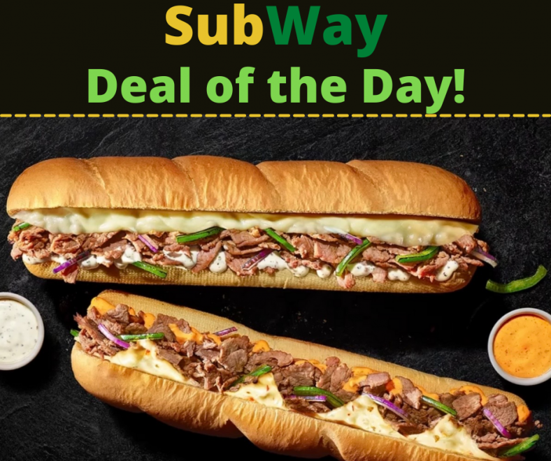 Subway Deal of the Day Subs for Less!!