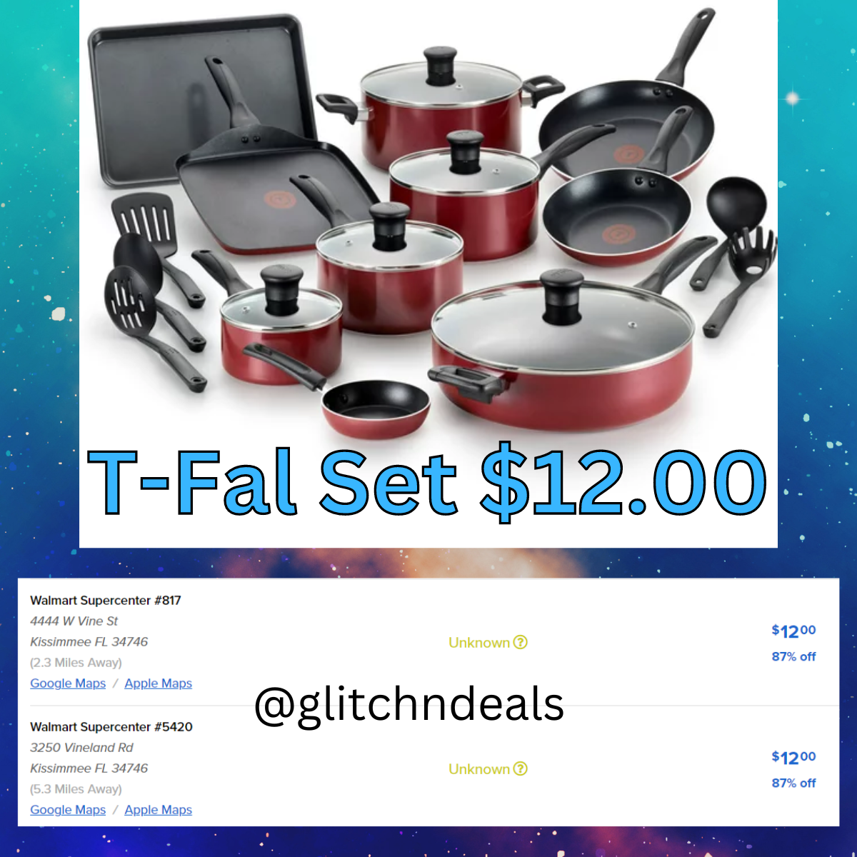 T Fal Set 12.00