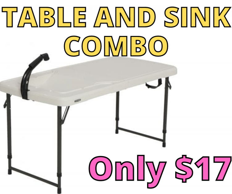 Outdoor Table With Sink Now ONLY $17.00 At Walmart