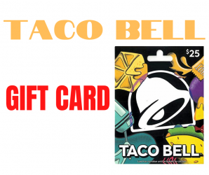 Taco Bell Gift Card! HOT FIND!