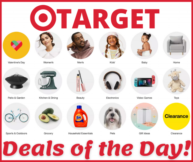 Target Deal of the Day Huge Daily Savings!!
