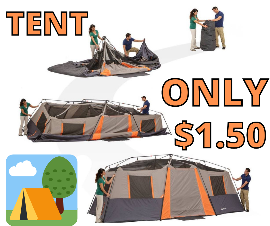 Ozark Trails Camping Tent! ONLY $1.50! (Reg $229)
