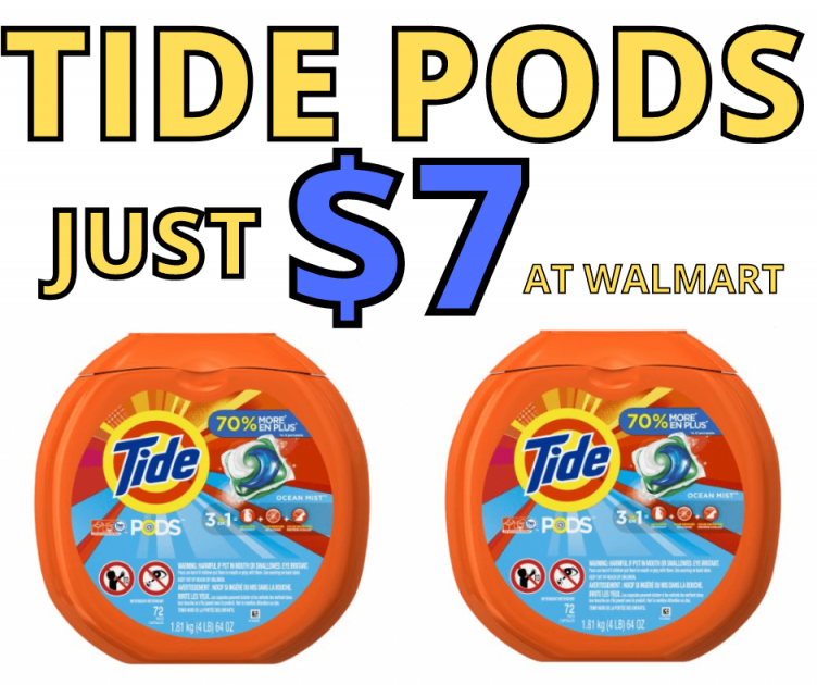 Tide Pods 72 count Bucket! HUGE SAVINGS At Walmart Glitchndealz