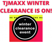 TJMAXX WINTER CLEARANCE IS ON