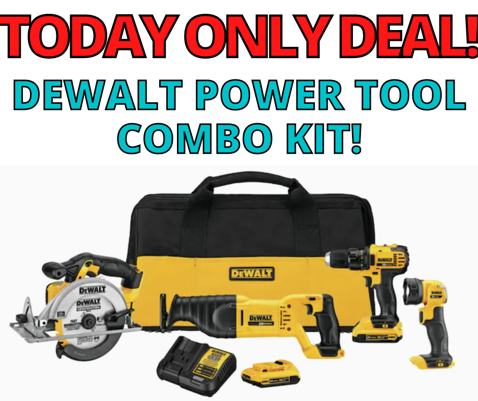 DeWalt Power Tool Combo Kit! Hot Price At Lowes!
