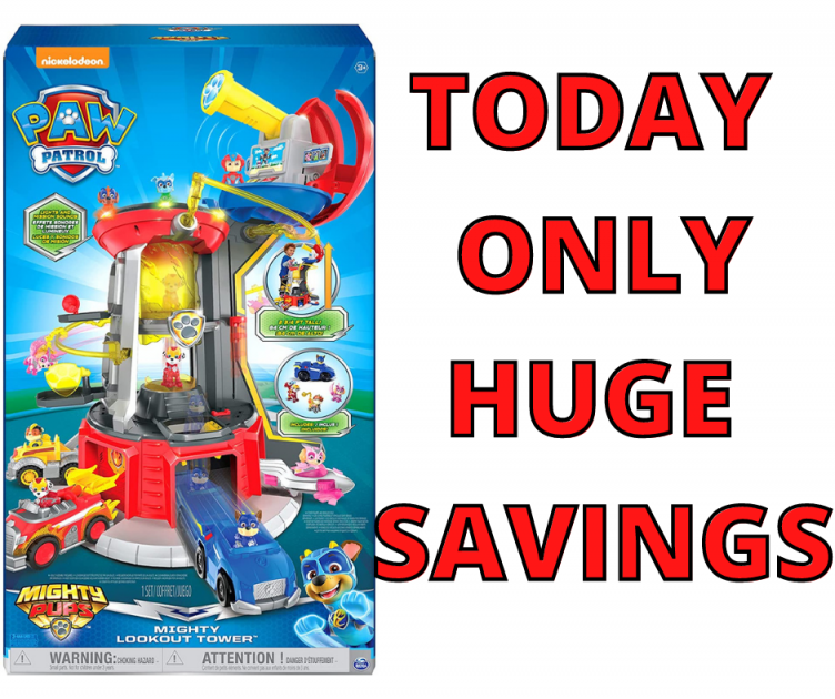 Paw Patrol Mighty Lookout Tower Today Only Special!!