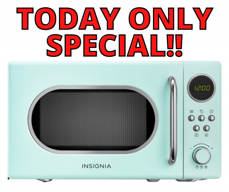 Insignia Compact Microwave Today Only Price Drop!