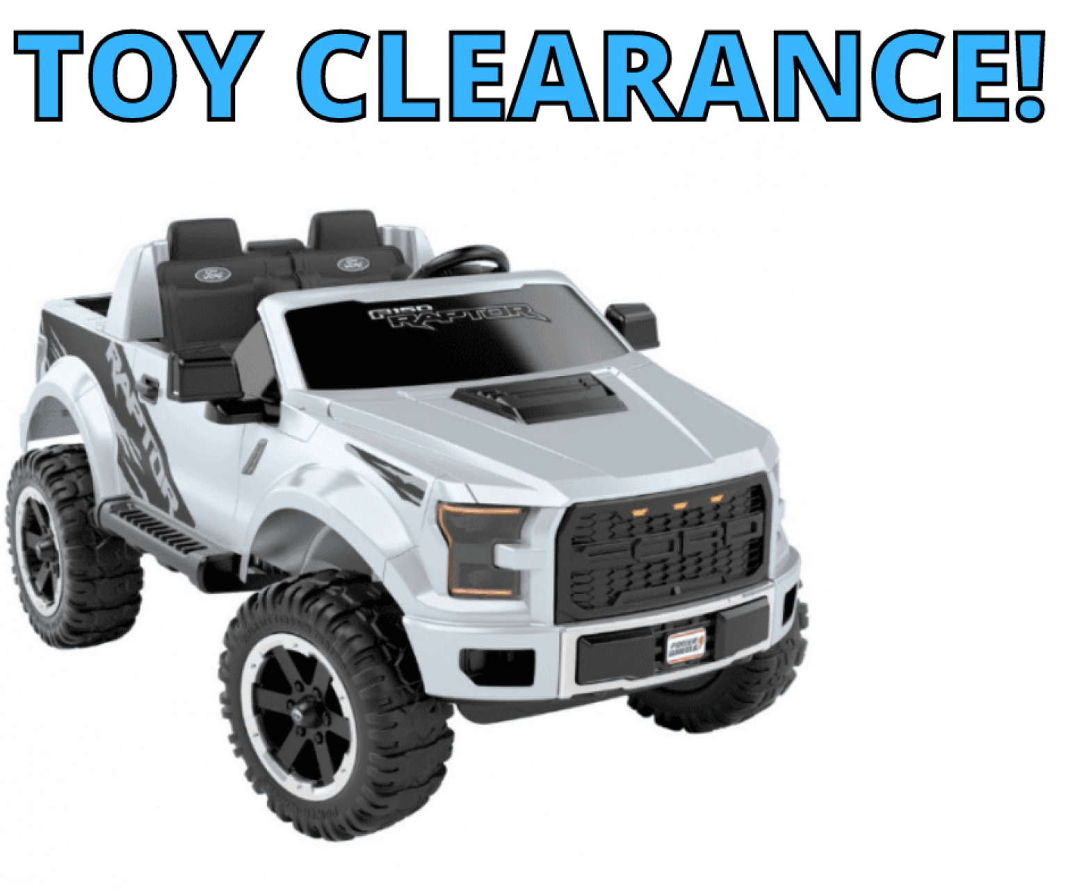 Power Wheels Ford F-150 Ride On only $40 at Walmart!!!! (was $398 ...