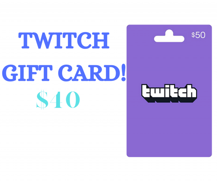 Twitch Gift Card On Sale Now!