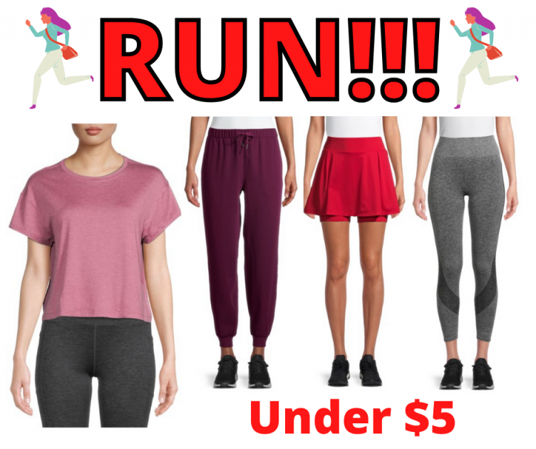 Women’s Activewear Under $5! RUN!