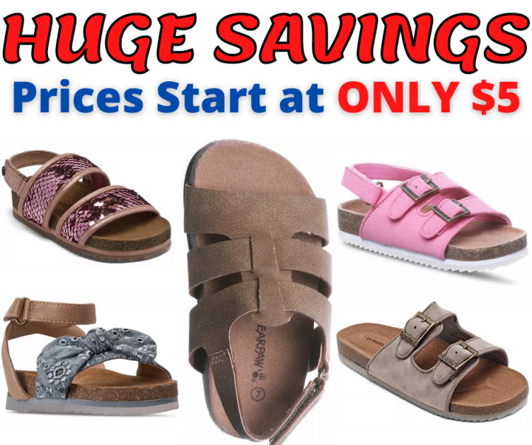 Girls Bearpaw Sandals Starting at ONLY $5! RUN!