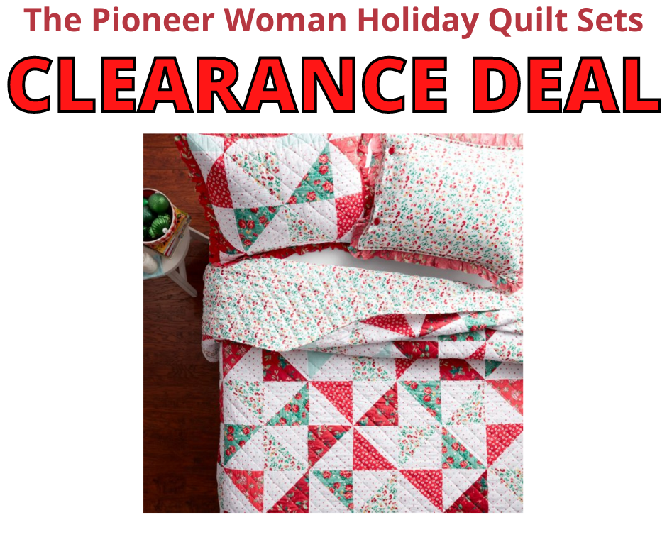The Pioneer Woman Holiday Quilt Sets