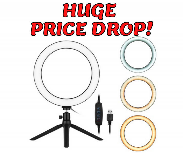 LED Ring Light with Tripod Stand HUGE Price Drop!