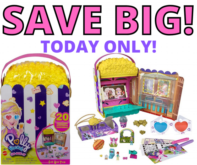 Polly Pocket Movie Theater Adventure HUGE SAVINGS! TODAY ONLY!