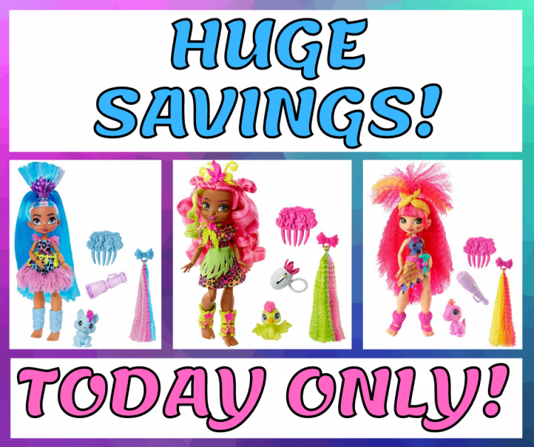 Cave Club Prehistoric Fashion Dolls HUGE SAVINGS! TODAY ONLY!