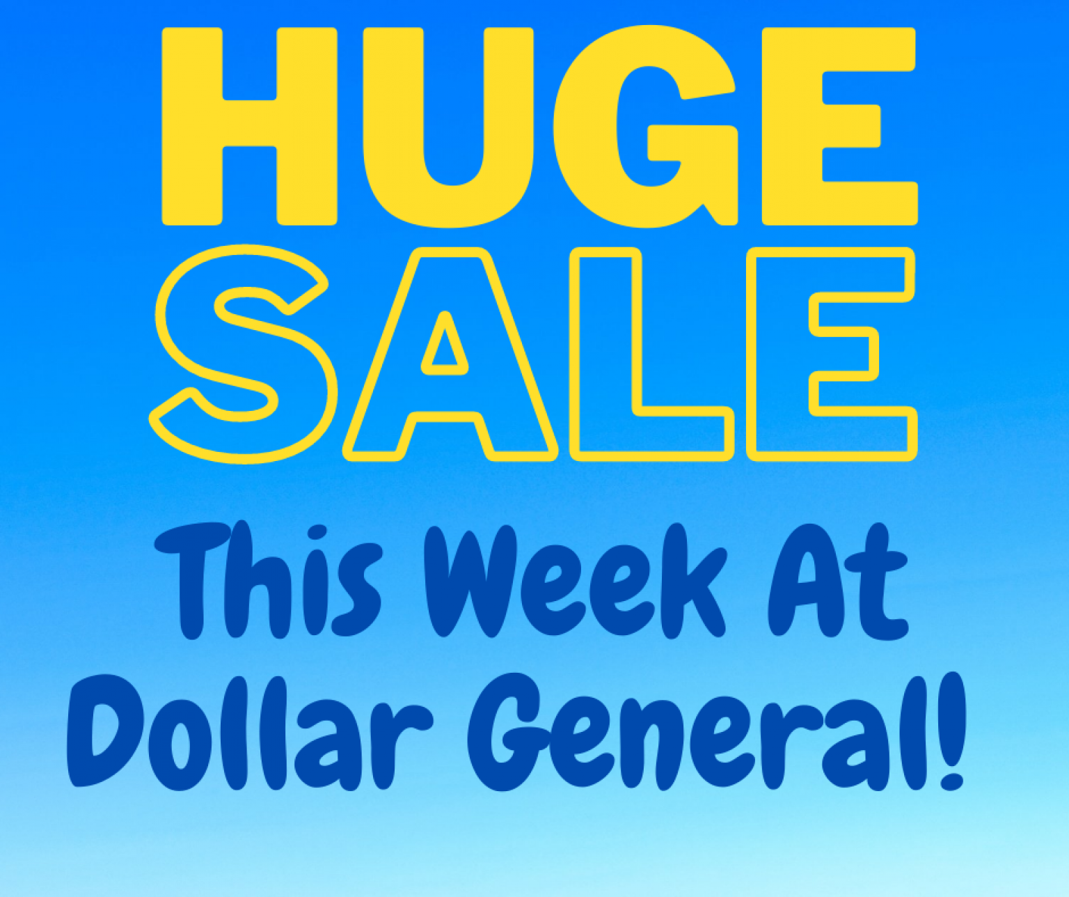 RUN- 90% OFF This Week at Dollar General!