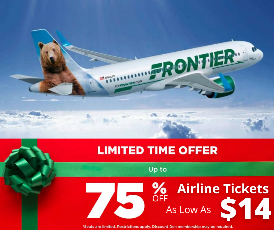 Frontier Plane Tickets For Only $14?!!!!