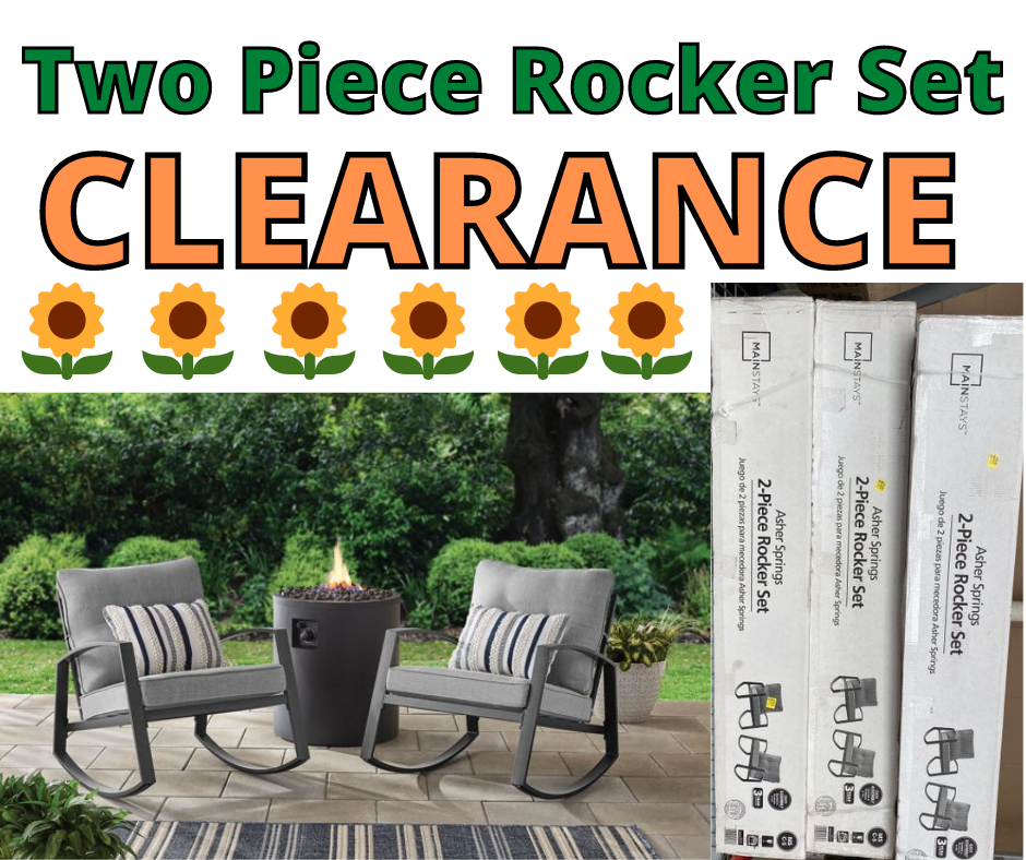 Walmart Clearance! Asher Springs Two Piece Rocker Set JUST $99!