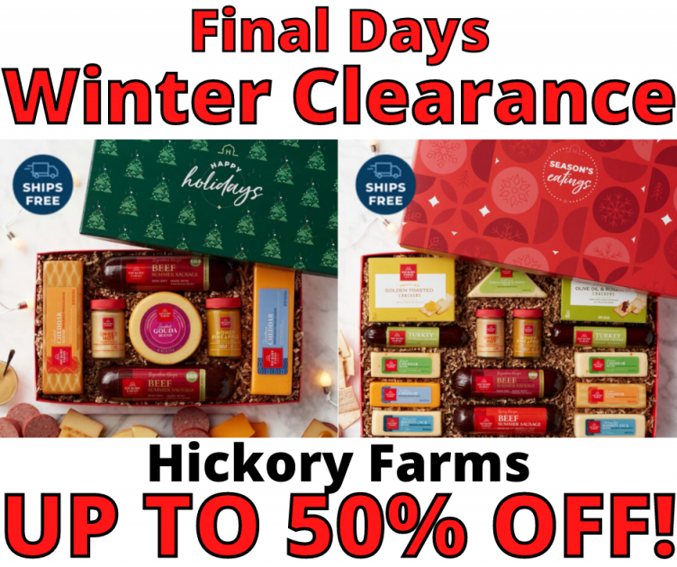 Hickory Farms Gifts Winter Clearance Up To 50% OFF!