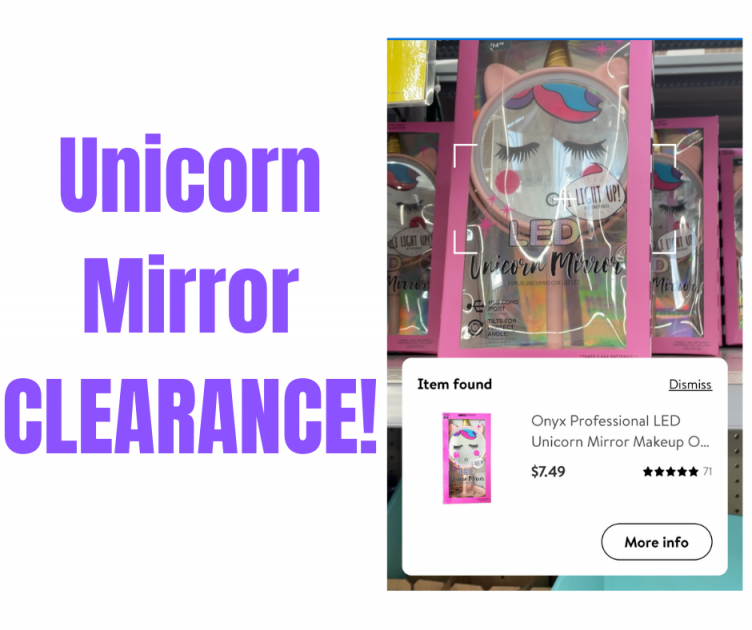 Unicorn Mirror Clearance At Walmart!