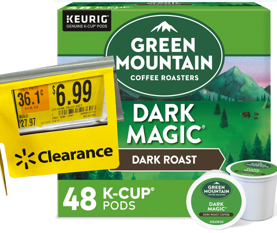 GMCR Dark Magic Dark Roast ONLY 15¢ per K-cup! RUN! Walmart Clearance Gmcr Dark Magic