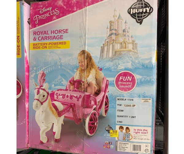 Disney Princess Ride On Horse & Carriage! HUGE SAVINGS At Walmart!