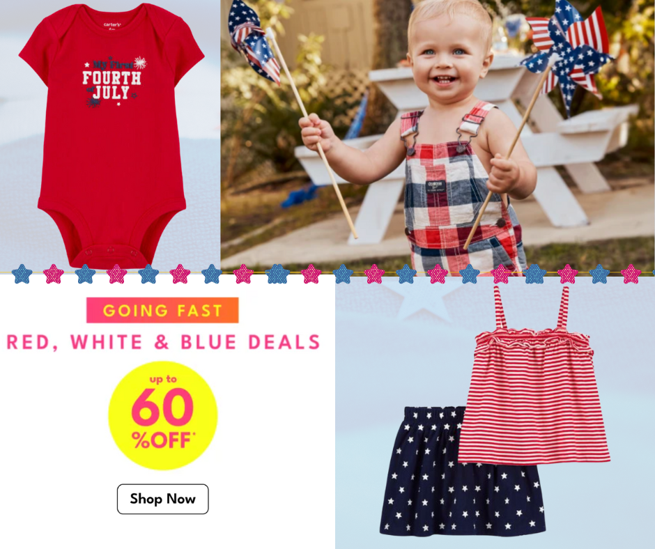 Carters Red White and Blue