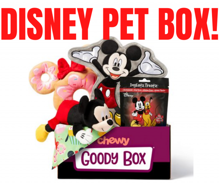 Chewy Pet Disney Goody Box On Sale!