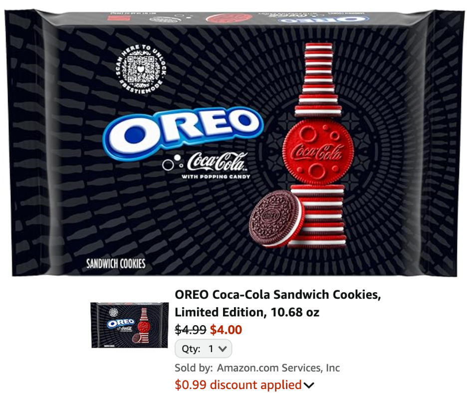 Limited Edition Coca-Cola Oreos for Less!