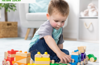 Melissa & Doug Wooden Stacking Train