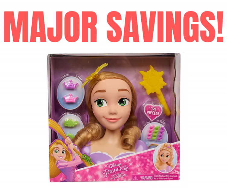 Disney’s Rapunzel Styling Head! Major Savings!