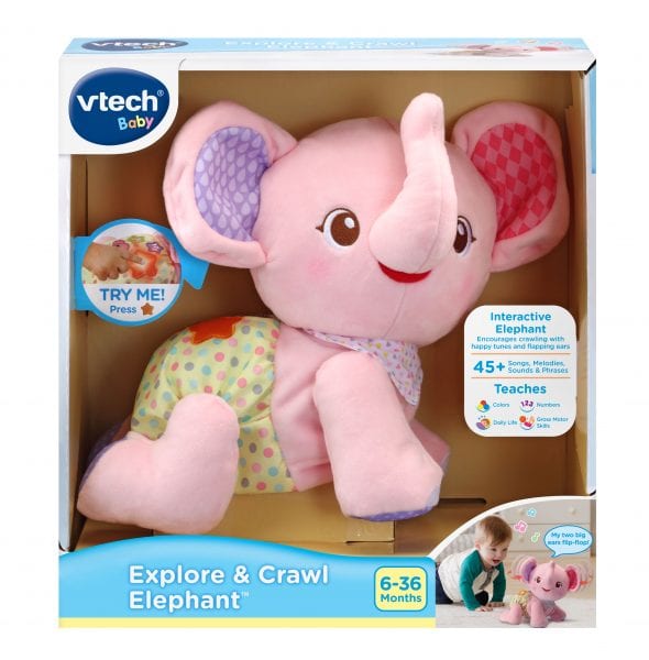 Low Price On Vtech Explore And Crawl Elephant At Walmart