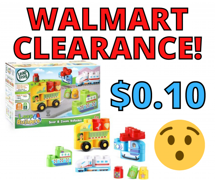 LeapFrog Soar and Zoom Vehicles Learning Blocks Only 10 Cents at Walmart!