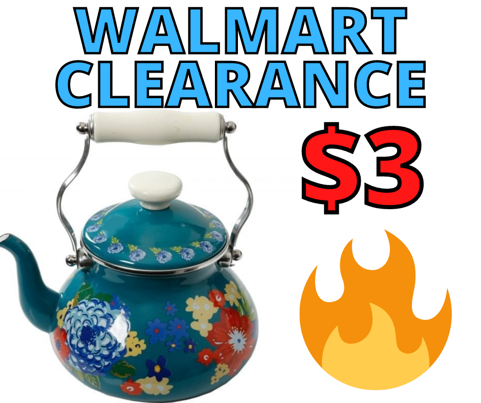 The Pioneer Woman Dazzling Tea Kettle Only $3.75!