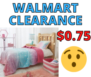 Your Zone Glimmer Unicorn Blanket Just $0.75 at Walmart!