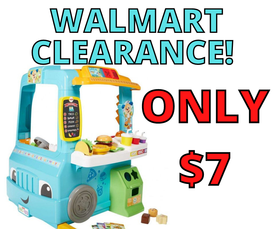 Fisher-Price Laugh & Learn Food Truck $7.00 at Walmart!!!