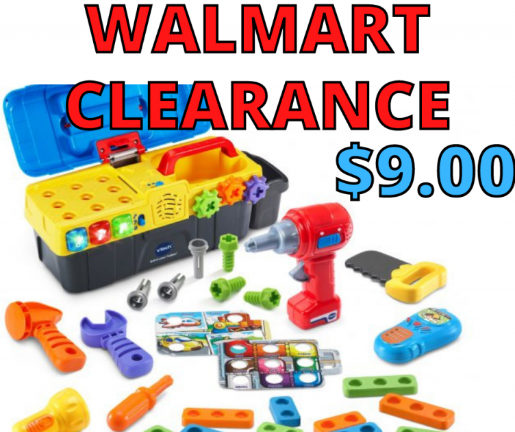 VTech Drill and Learn Toolbox Deluxe Role-Play Toolbox Toy Just $9.00 at Walmart