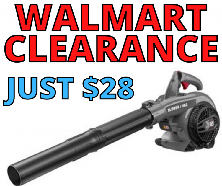 Black Max Gas Blower / Vacuum Only $28 at Walmart!