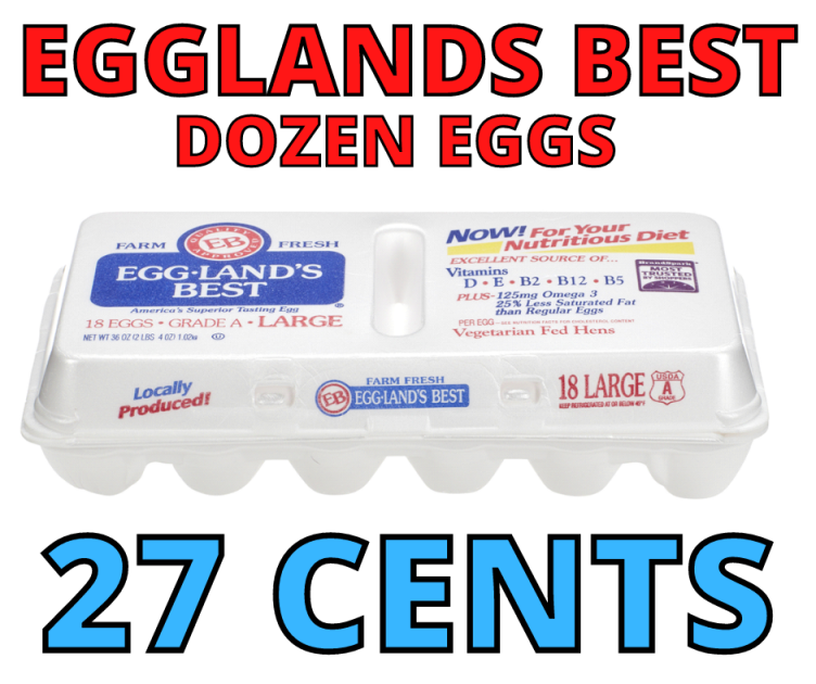 EGGLANDS BEST LARGE EGGS Only 27 Cents