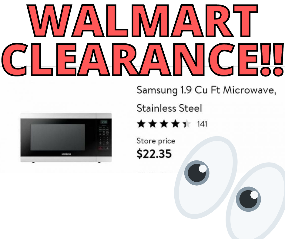 Samsung Microwave on Clearance at Walmart!!!!!