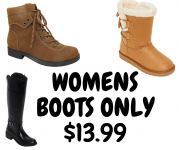 WOMENS BOOTS ONLY 13.99